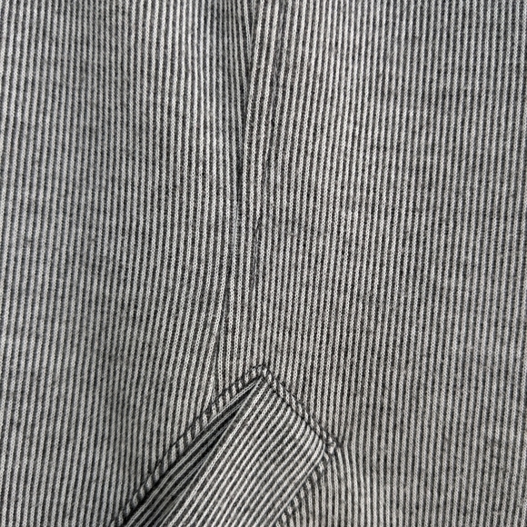 Cabi Drop-Off Jacket Full-Zip Front/Back Pleat Hi/Lo Pin-Stripe Gray Medium - Picture 5 of 5